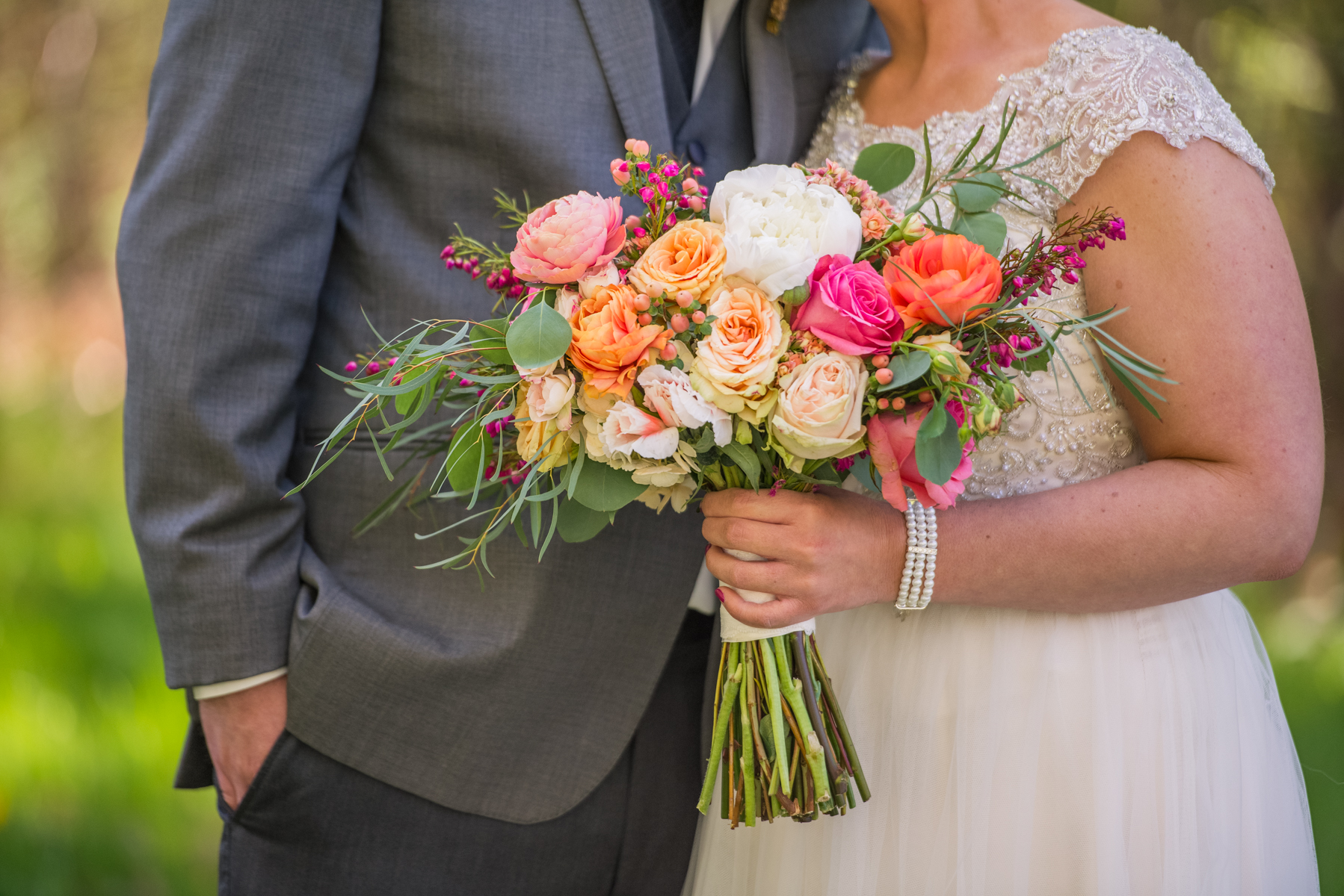 Colorful Spring Wedding with Greenery