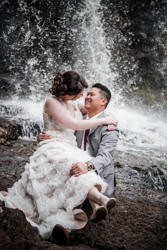 wedding at gooseberry falls