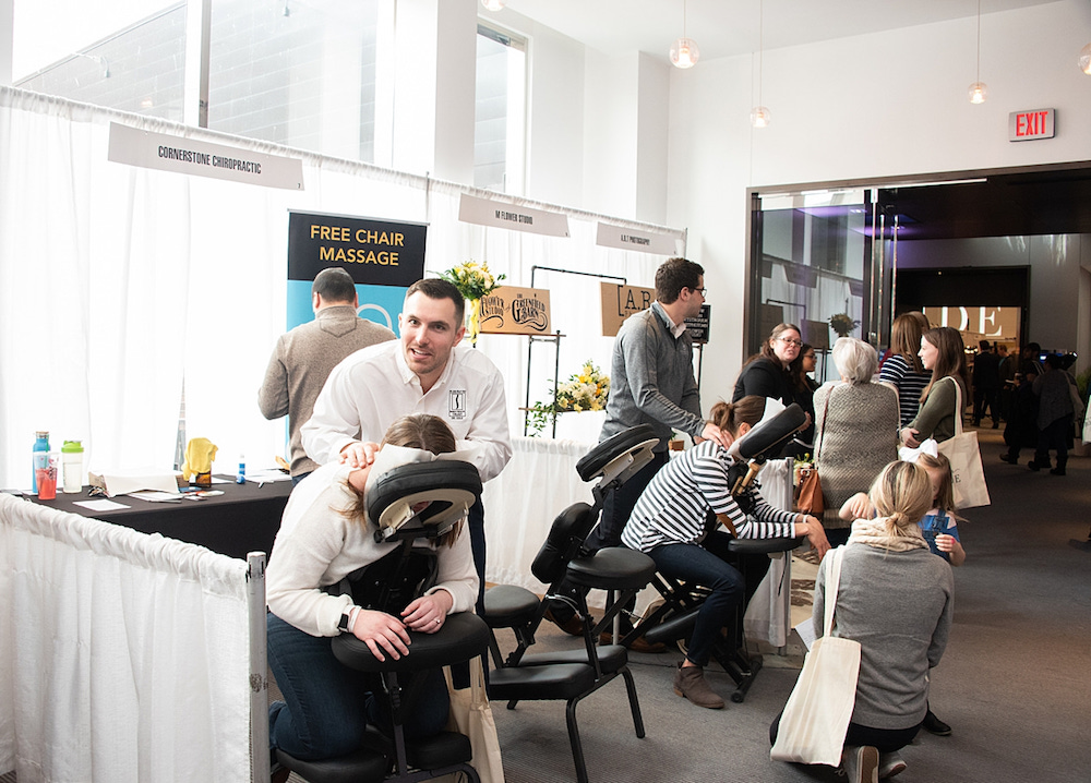 massages at the forever bride market