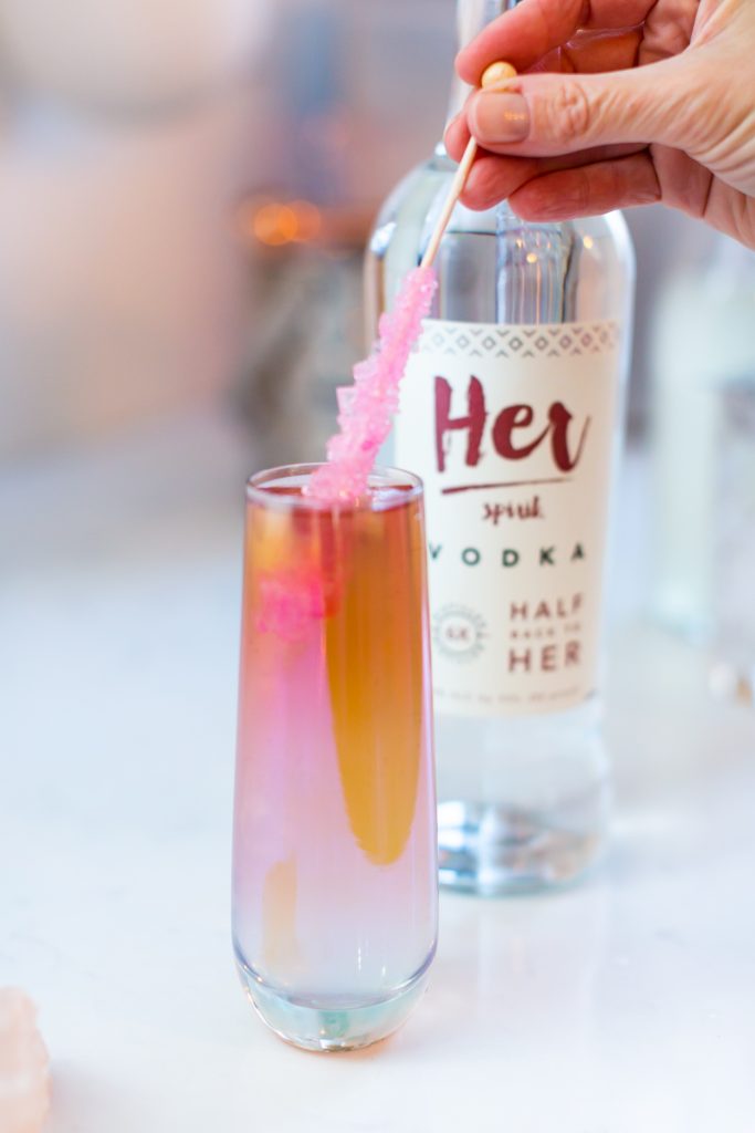 pink cocktail