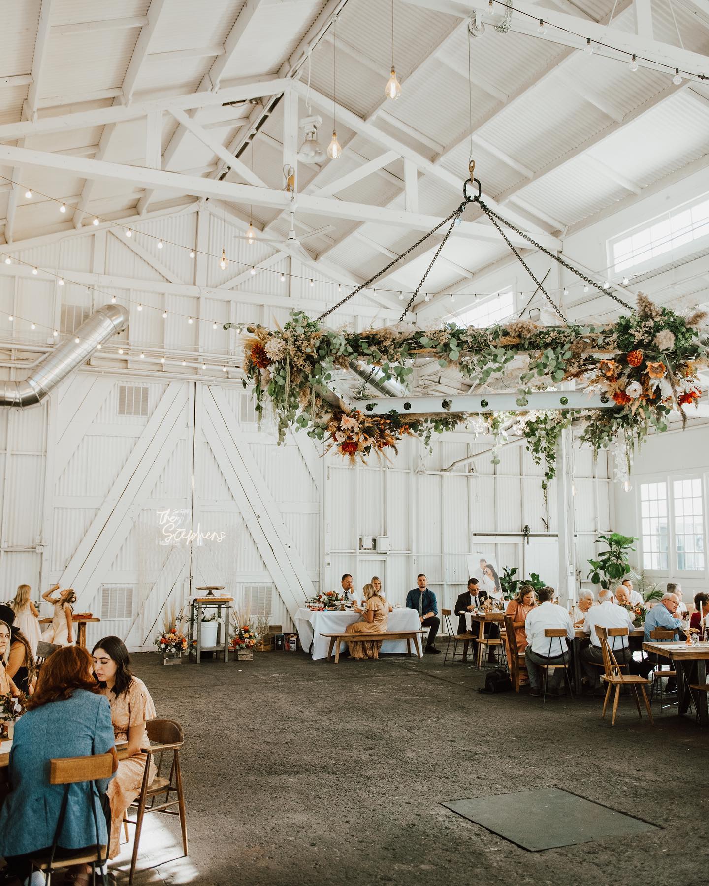 hanging wedding flowers