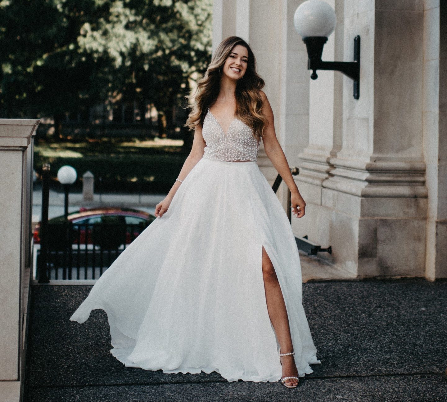 reception "second look" dress from David's Bridal