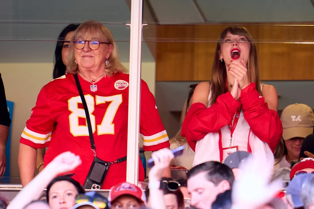 Taylor Swift at Travis Kelce's game in September 2023