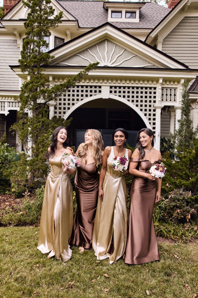 David's Bridal Bridesmaid Dresses inspired by Pantone's Color of the Year: Mocha Mousse