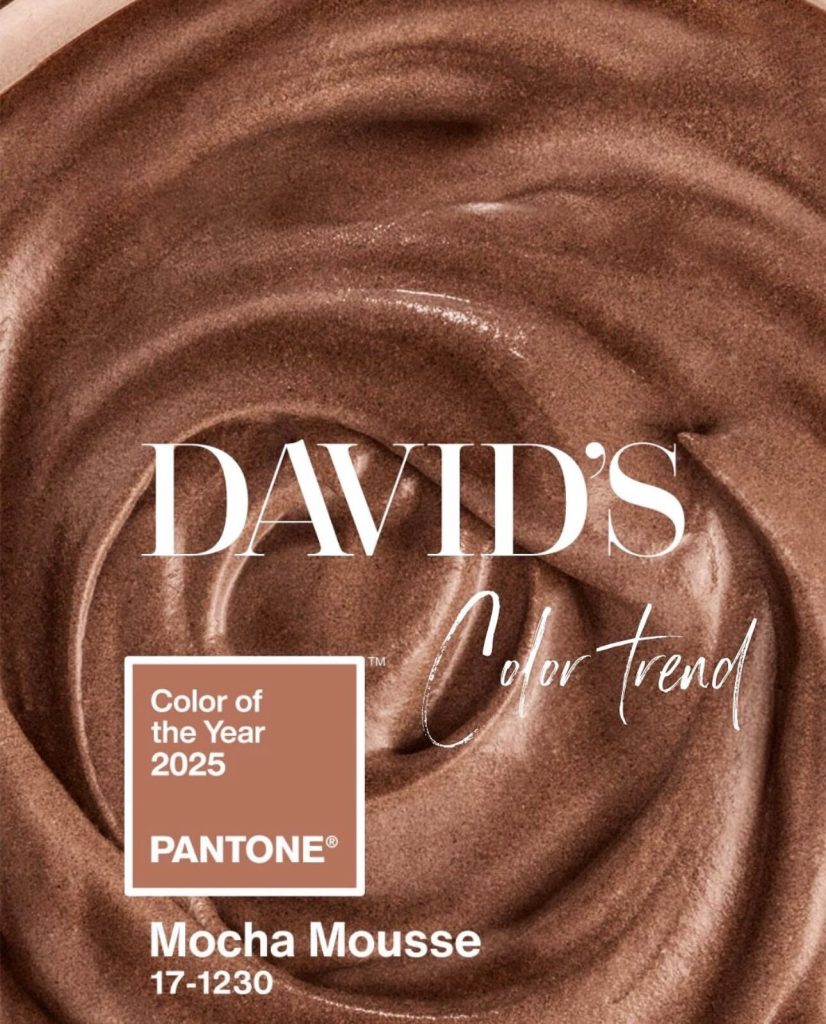 David's Bridal features Pantone's Color of the Year: Mocha Mousse