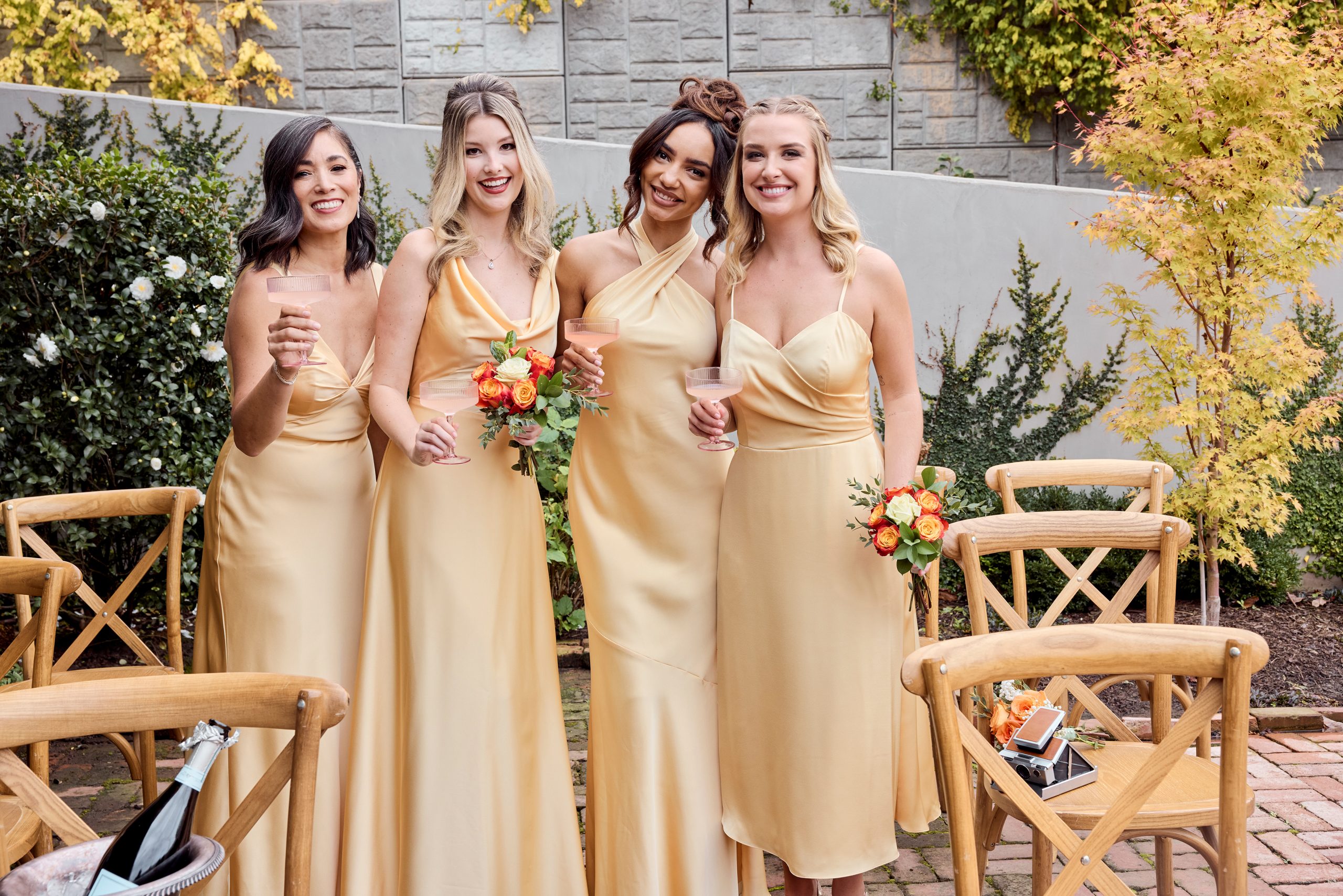 Personalize Each Bridesmaid's Look with Convertible Dresses & More