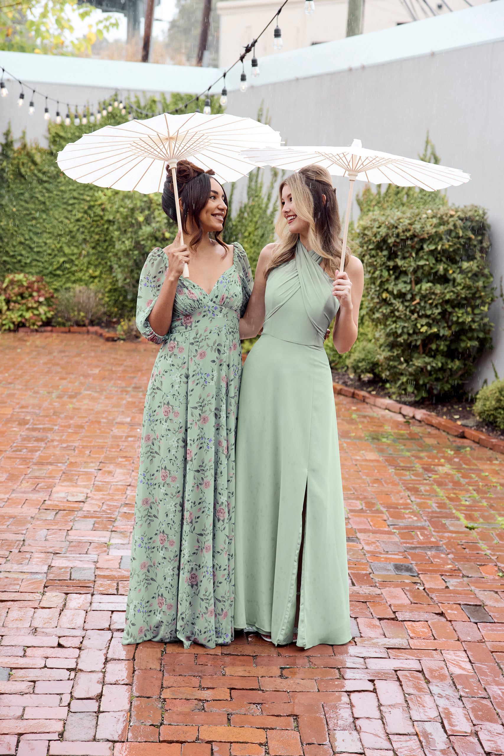 green emerald velvet dress Leah Emerald Green Pearl Band Backless Bridesmaids Dress main image 1