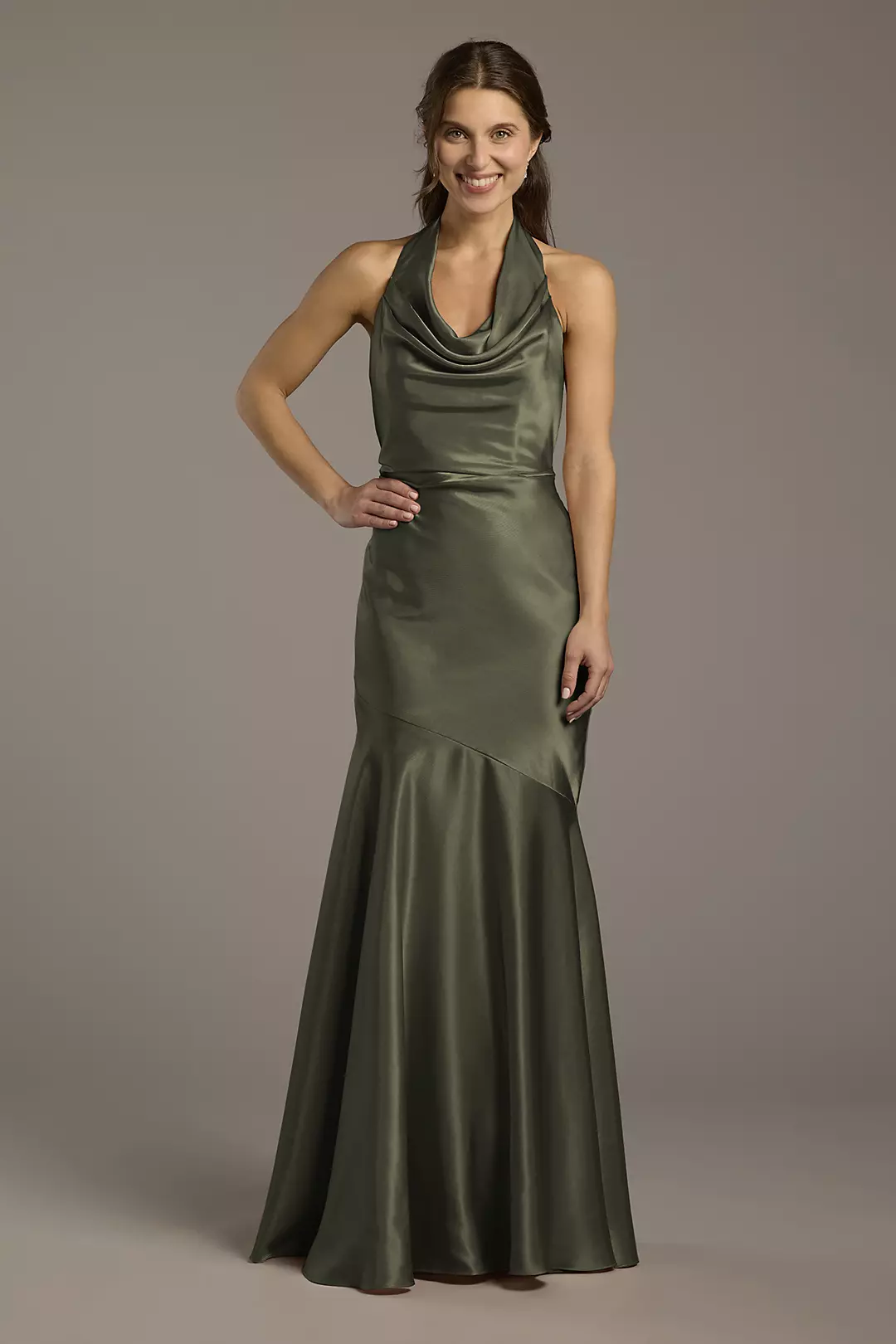 Shop satin bridesmaid dresses at David's!