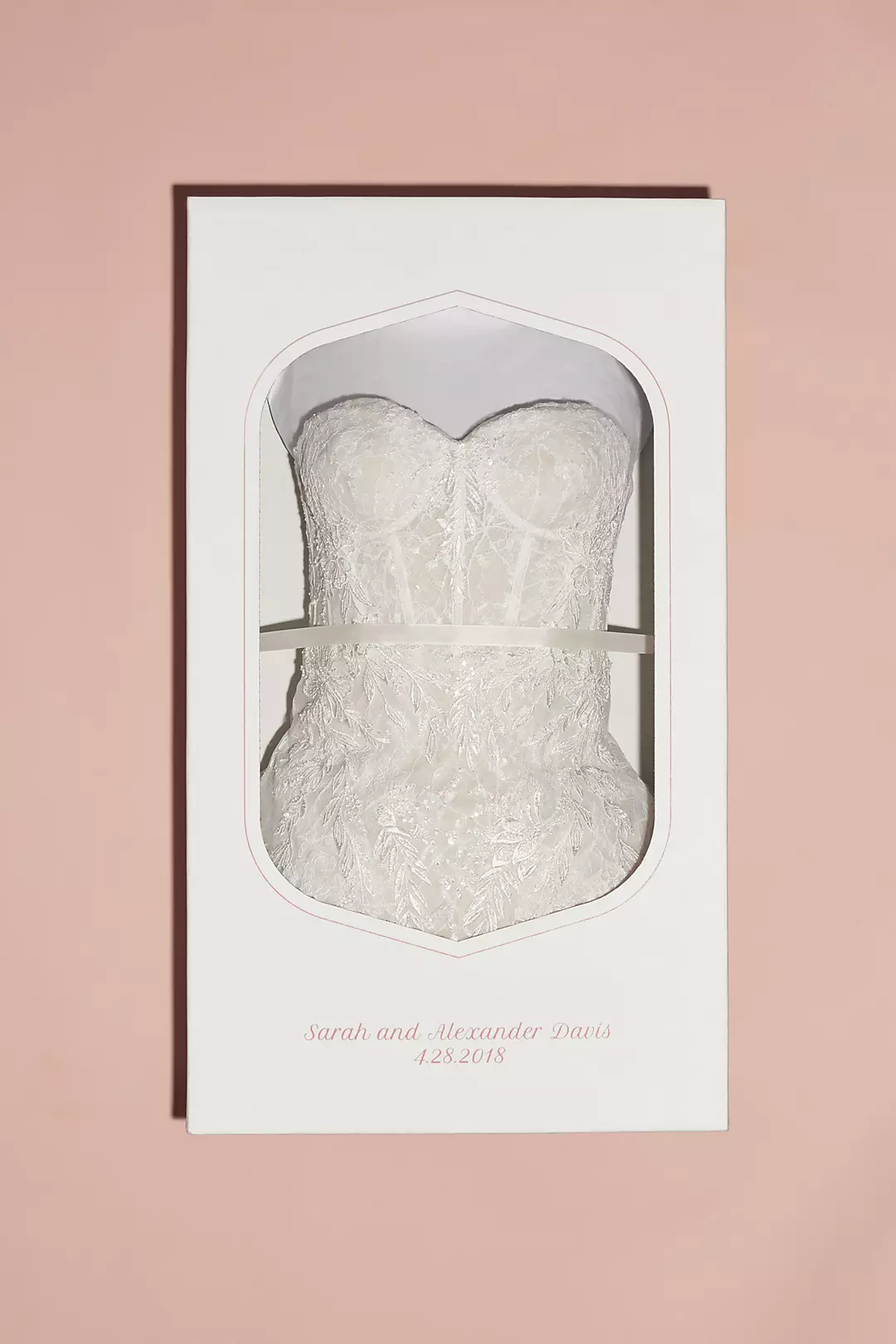 Wedding dress preservation kit from David's Bridal