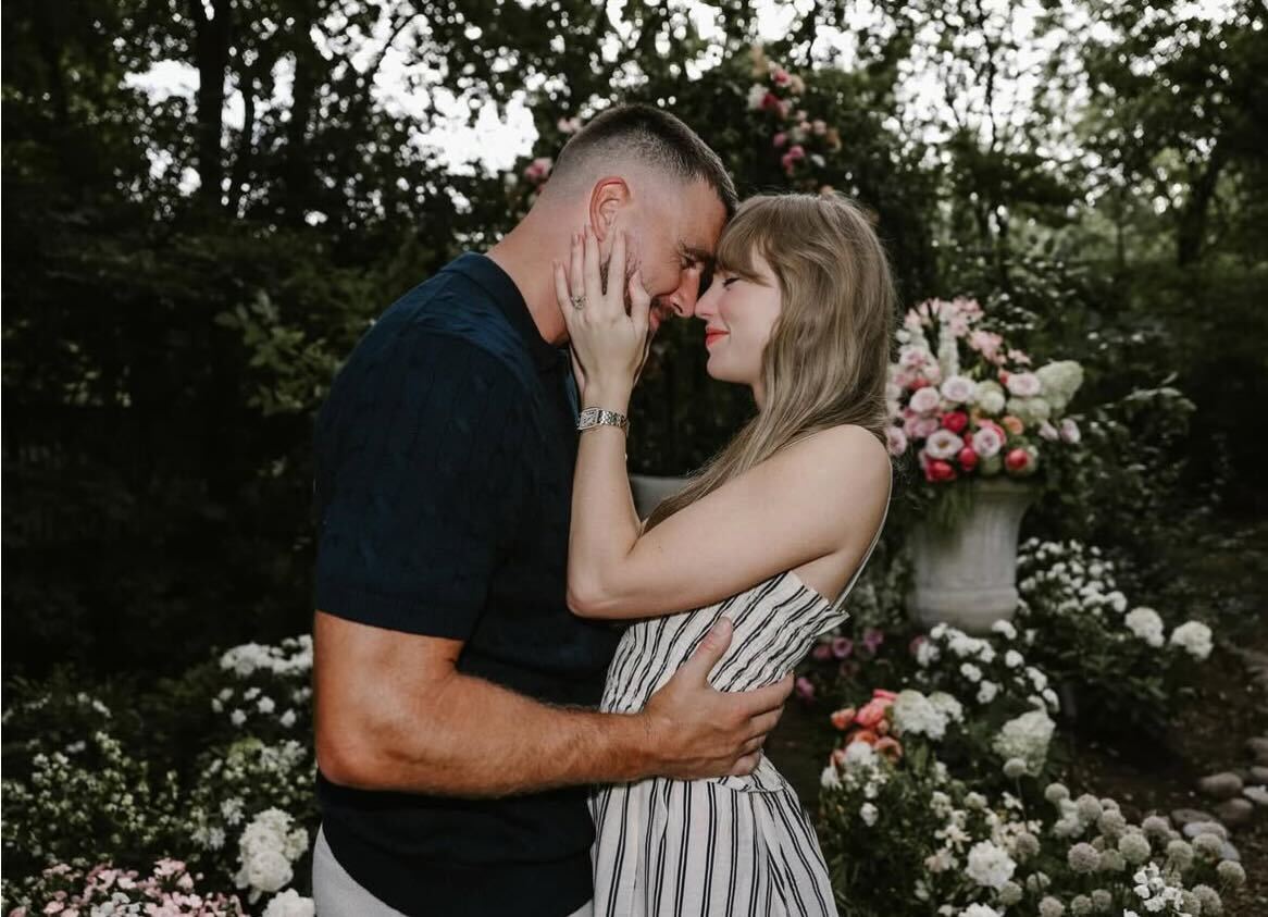 Taylor Swift and Travis Kelce