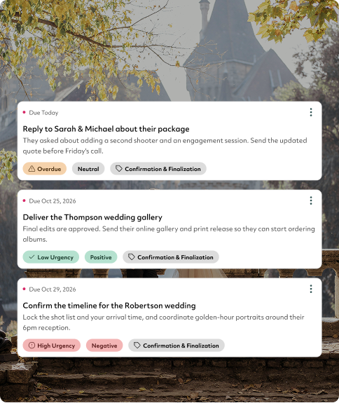 The Pearl Connect wedding vendor platform calendar.